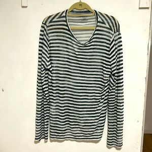 Striped linen shirt - Majestic Homme